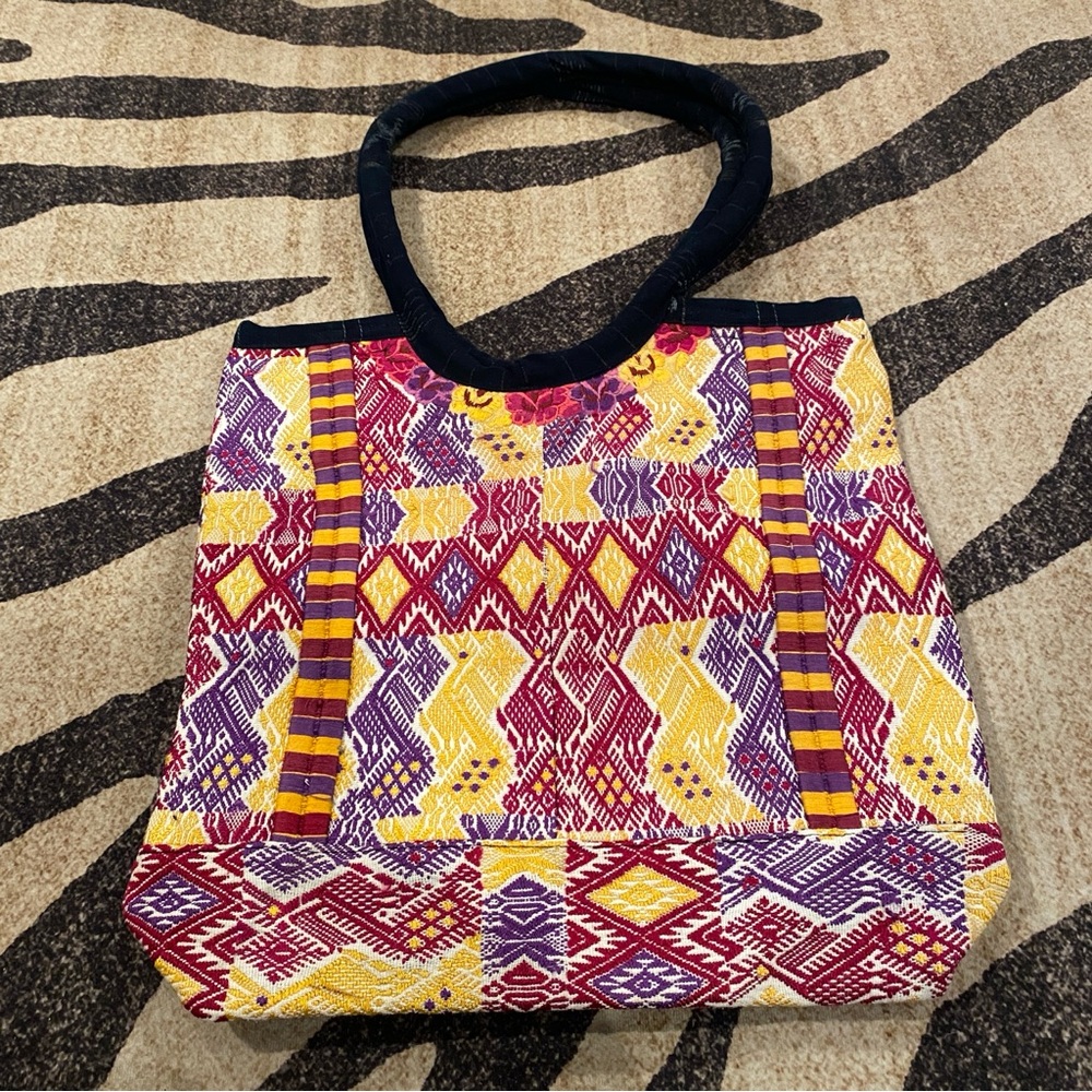 Bag, Colorful Patterned Tote